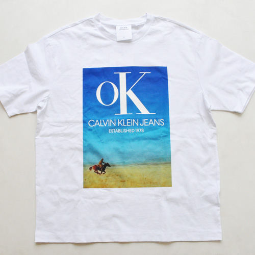 【新品未使用】Calvin Klein カルバンクライン シャツ 黒 レインボー