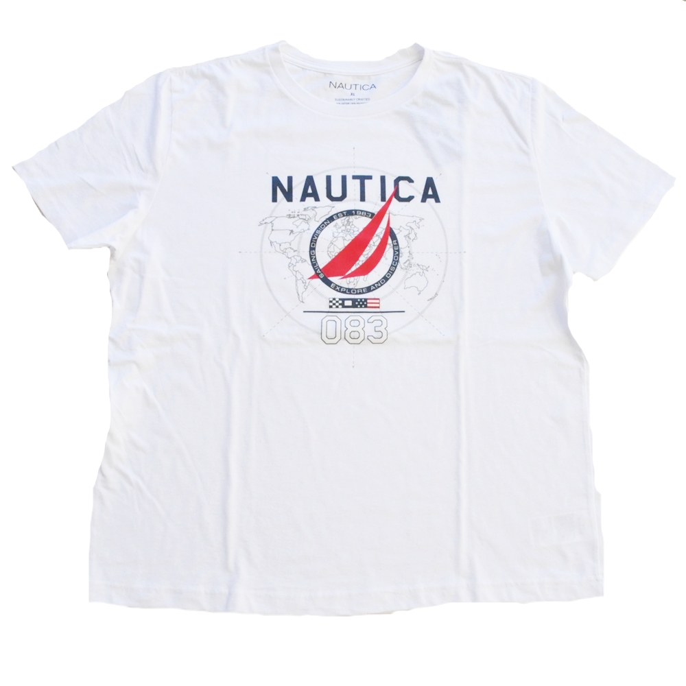 NAUTICA / ノーティカ EXPLORE DICOVER SAIL T-SHIRT XL