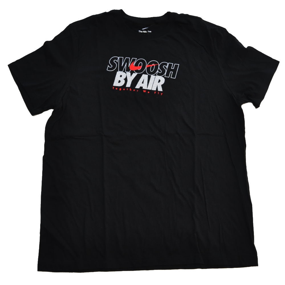 NIKE / ナイキ SWOOSH BY AIR T-SHIRT BLACK XL