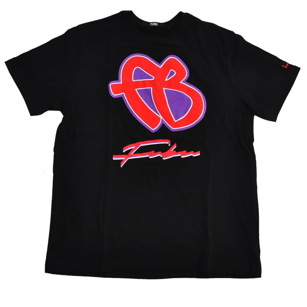 FUBU / フーブ FB LOGO PAINTED T-SHIRT BLACK XL