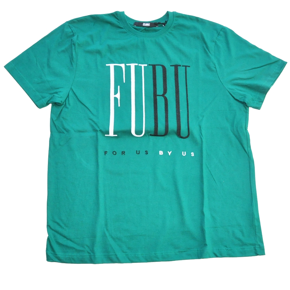 FUBU / フーブ FUBU ‘FOR US BY US’EMBROIDERY T-SHIRT GREEN L