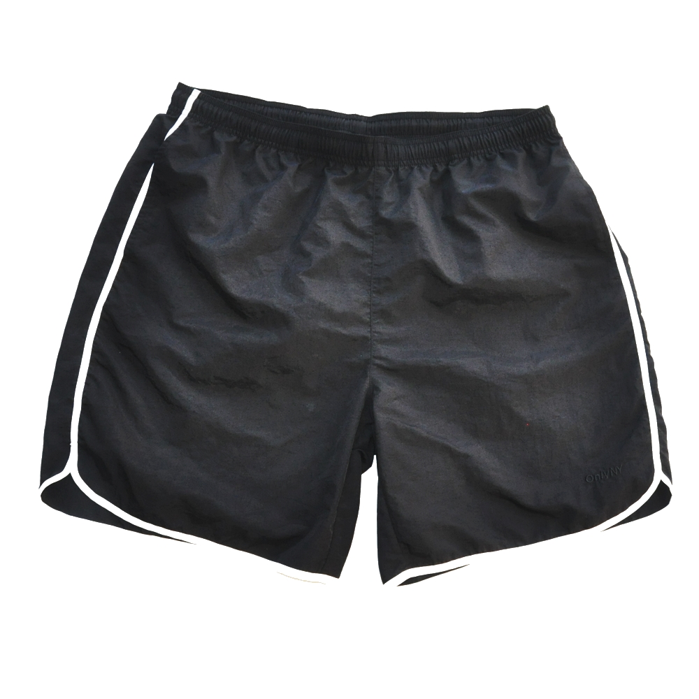 ONLY NY / オンリーニューヨーク ONLY NY SIDE LINE NYLON SHORTS BLACK XL