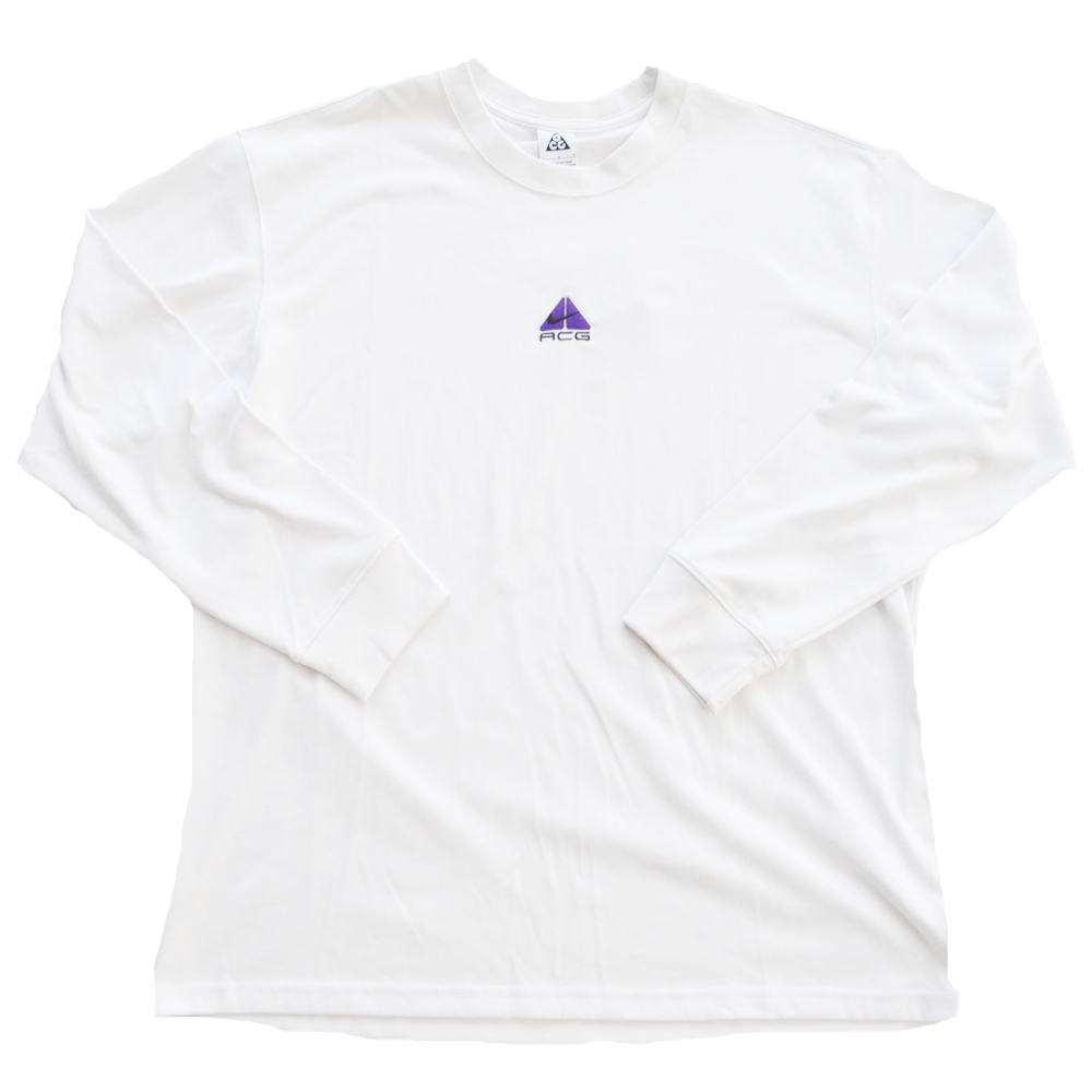 NIKE / ナイキ ACG LUNGS WHITE LONG SLEEVE T-SHIRTS M～XL