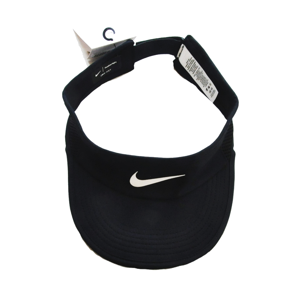 NIKE / ナイキ SWOOSH LOGO DRY-FIT SUN VISOR BLACK