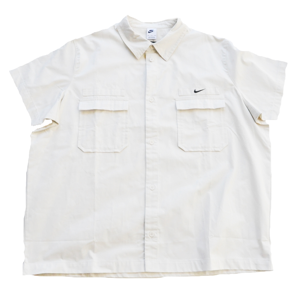 NIKE / ナイキ WOVEN MILITARY SHORT SLEEVE BUTTON DOWN SHIRT XXL