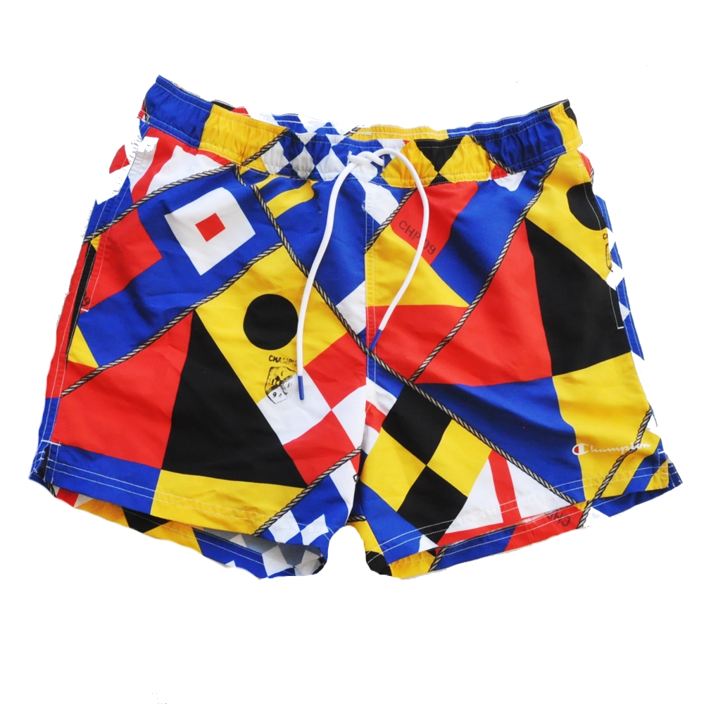 CHAMPION / チャンピオン YACHT FLAG MONOGRAM SWIM SHORTS M,L,XXL