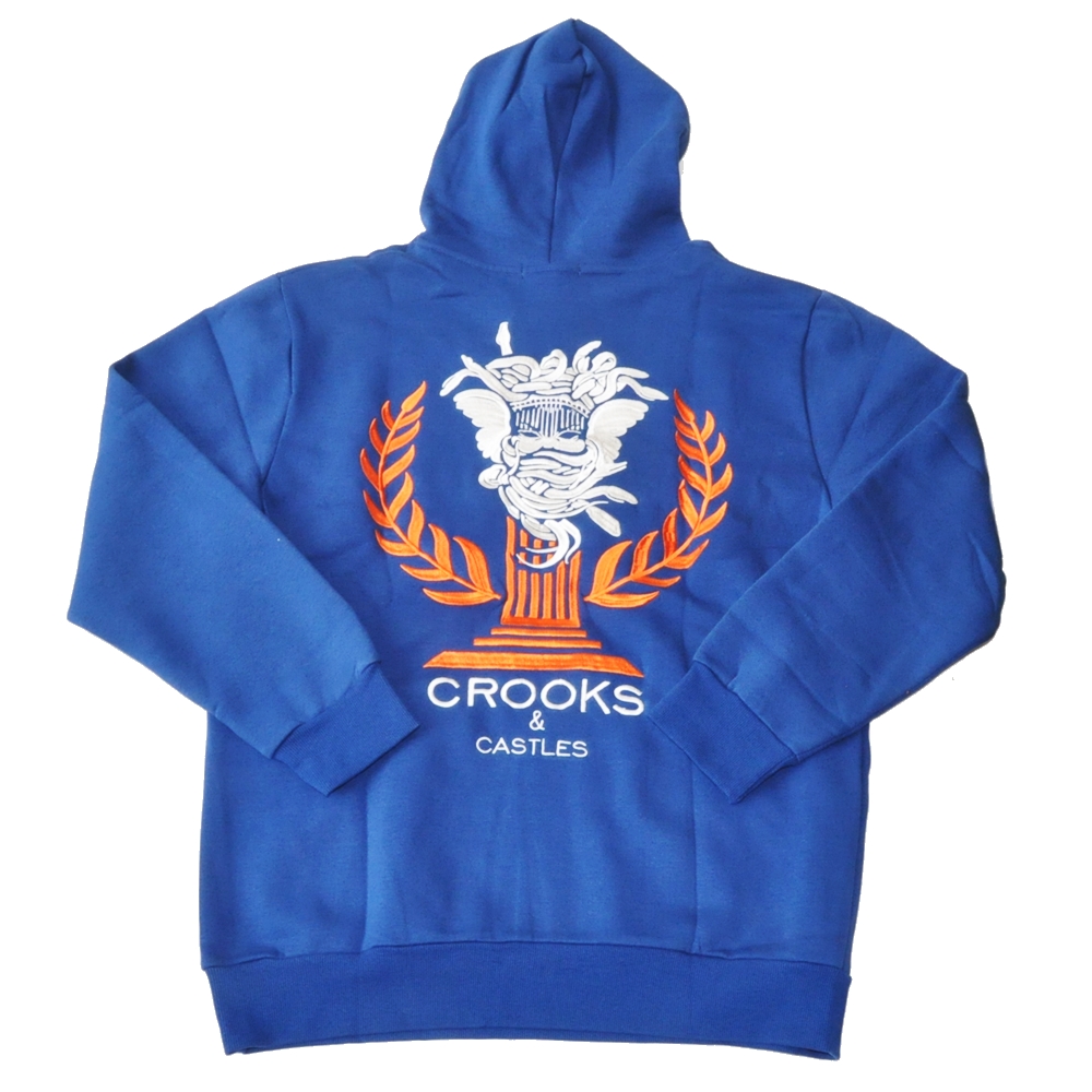 CROOKS＆CASTLES / クルックスアンドキャッスル MEDUSA LOGO SWEAT HOODIE XL