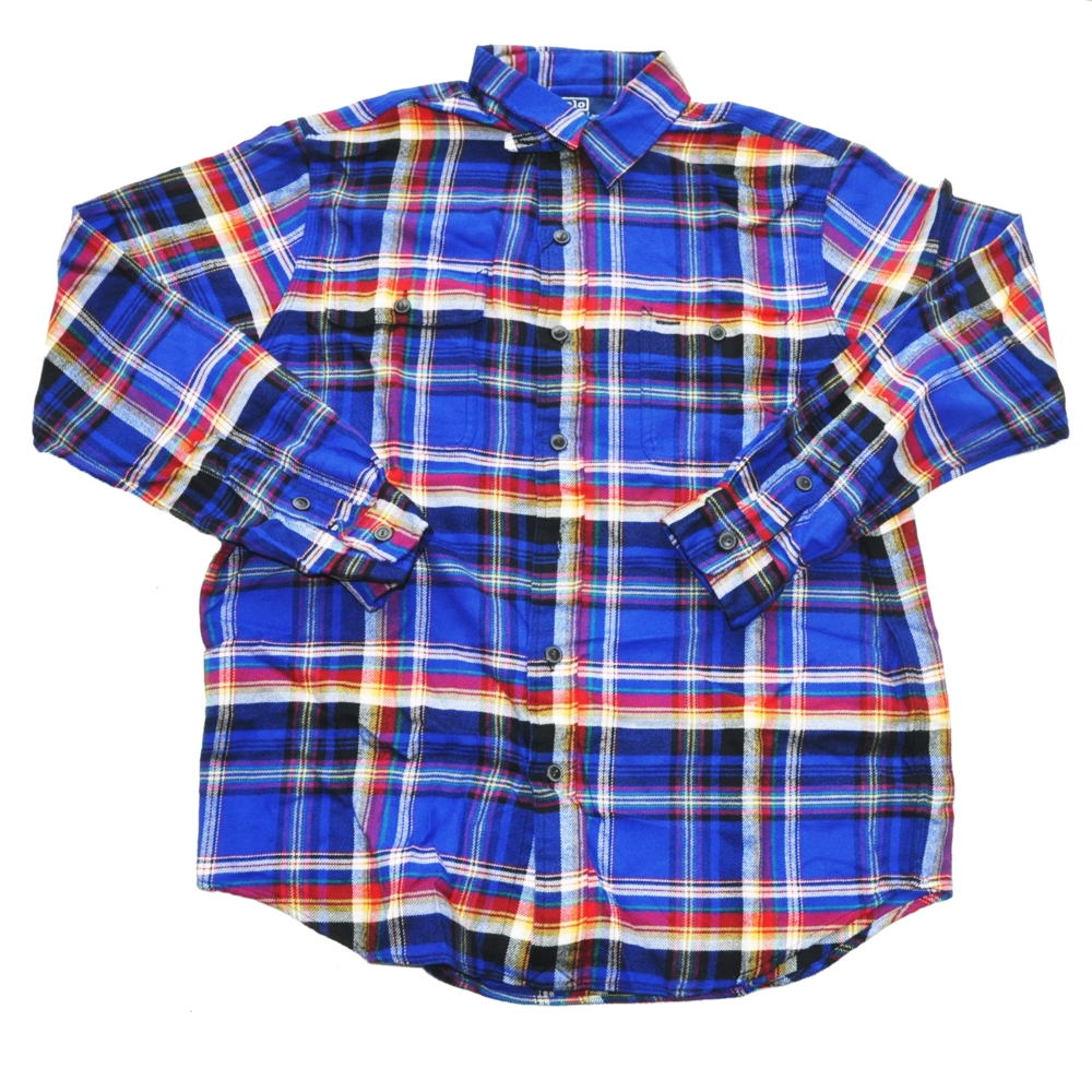 POLO RALPH LAUREN / ポロラルローレン TARTAN CHECKED BUTTON DOWN LONG SLEEVE SHIRT L