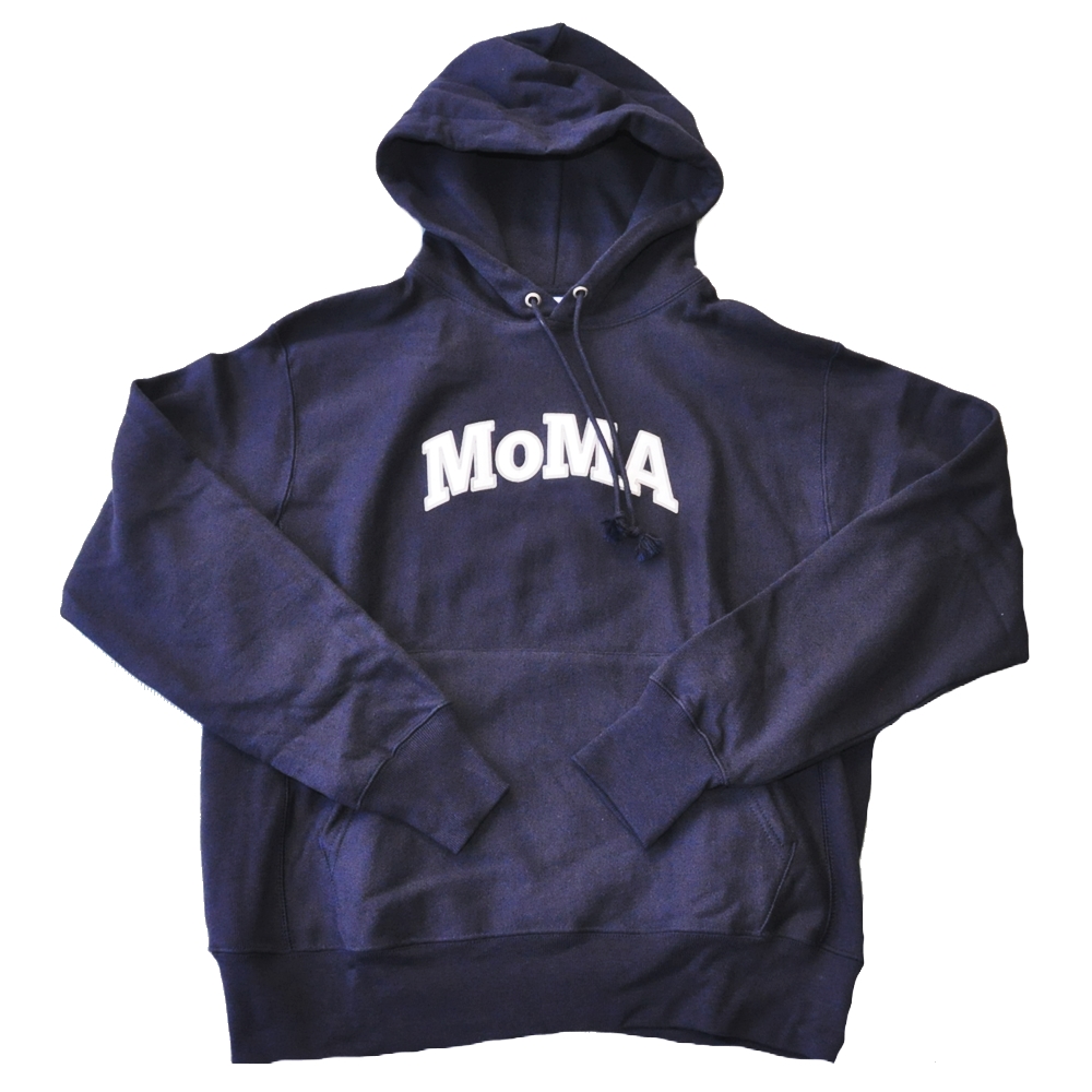 MoMA / MoMA×CHAMPION MoMA Edition REVERSE WEAVE PULLOVER SWEAT HOODIE NAVY | ストリートスタイルのセレクトストア | TUNNEL STORE - トンネルストア