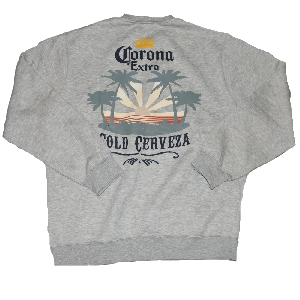 MODELO / モデロ CORONA EXTRA LOGO  CREW NECK SWEAT XL