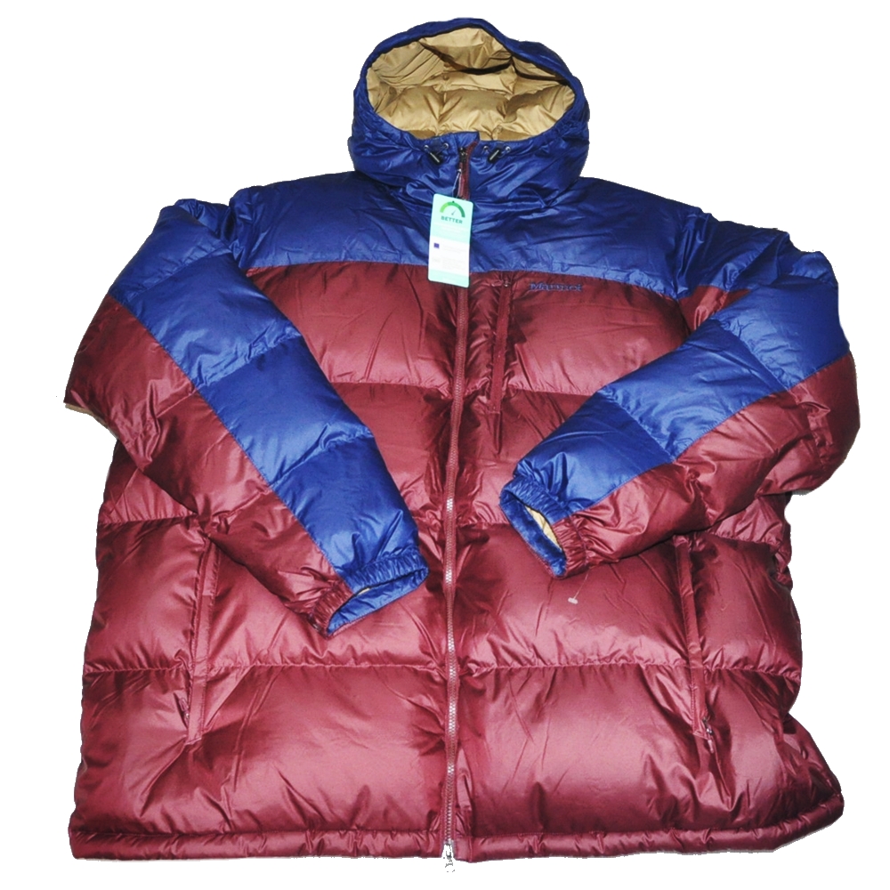 MARMOT / マーモット 700FIL GUIDES DOWN HOODY TALL JACKET PORT ROYAL×ARCTIC NAVY 4XL