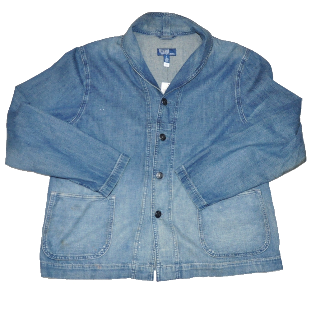 POLO RALPH LAUREN / ポロラルローレン DAMAGE PROCESSING DENIM JACKET L