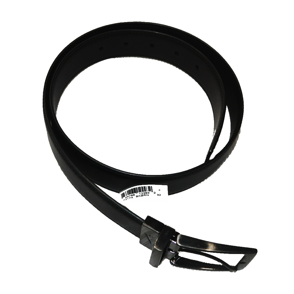 NIKE / ナイキ REVERSIBLE ONE SWOOSH SYNTHETIC LEATHER BELT BLACK/BROWN 32