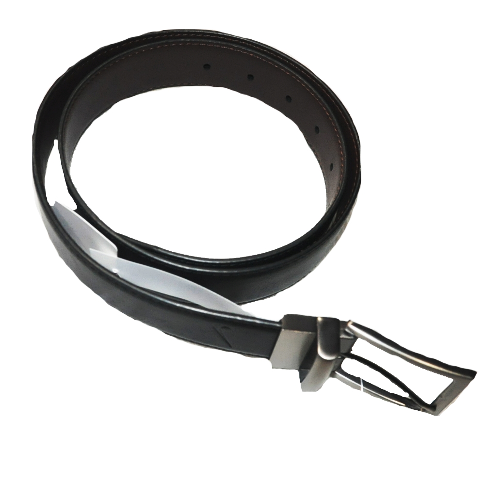 NIKE / ナイキ REVERSIBLE SWOOSH LOGO SYNTHETIC LEATHER BELT BLACK/BROWN S